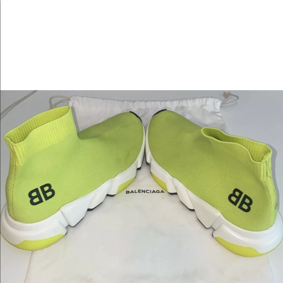 BALENCIAGA Speed Trainer Women’s Neon SZ 7.5 US (EU 38) - Picture 3 of 6
